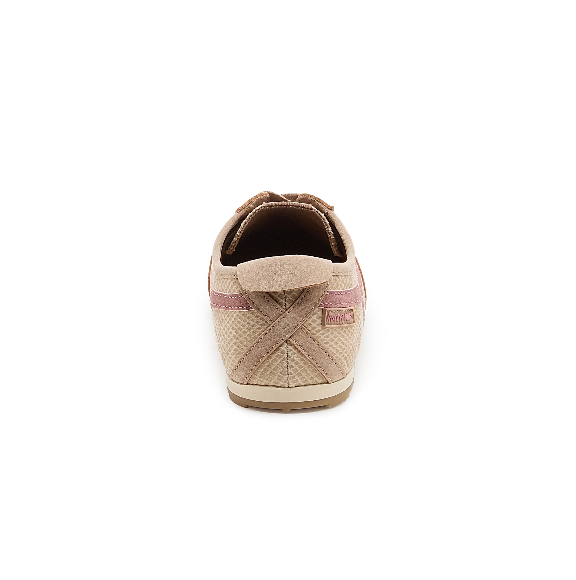 Rocket Dog DESTIN VULC Womens Casual Trainers Tan Snake/Combo