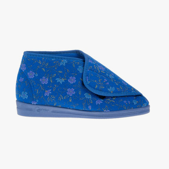 Comfylux ANDREA Womens Boot Slippers Blue