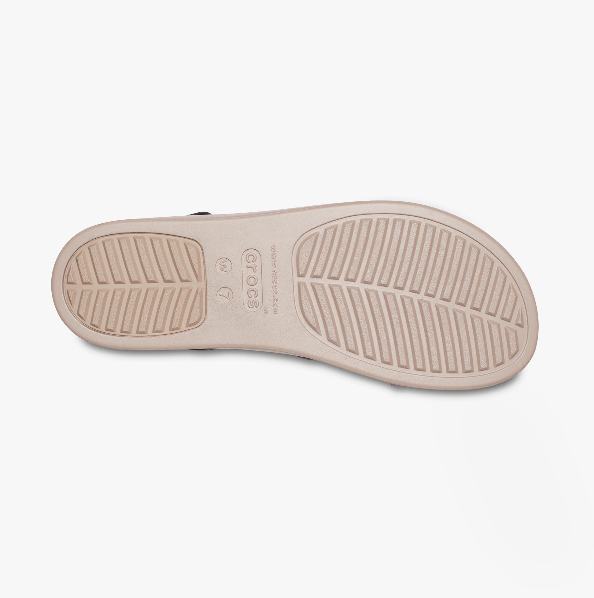 Crocs 206453-07H BROOKLYN LOW WEDGE Womens Sandals Black/Mushroom