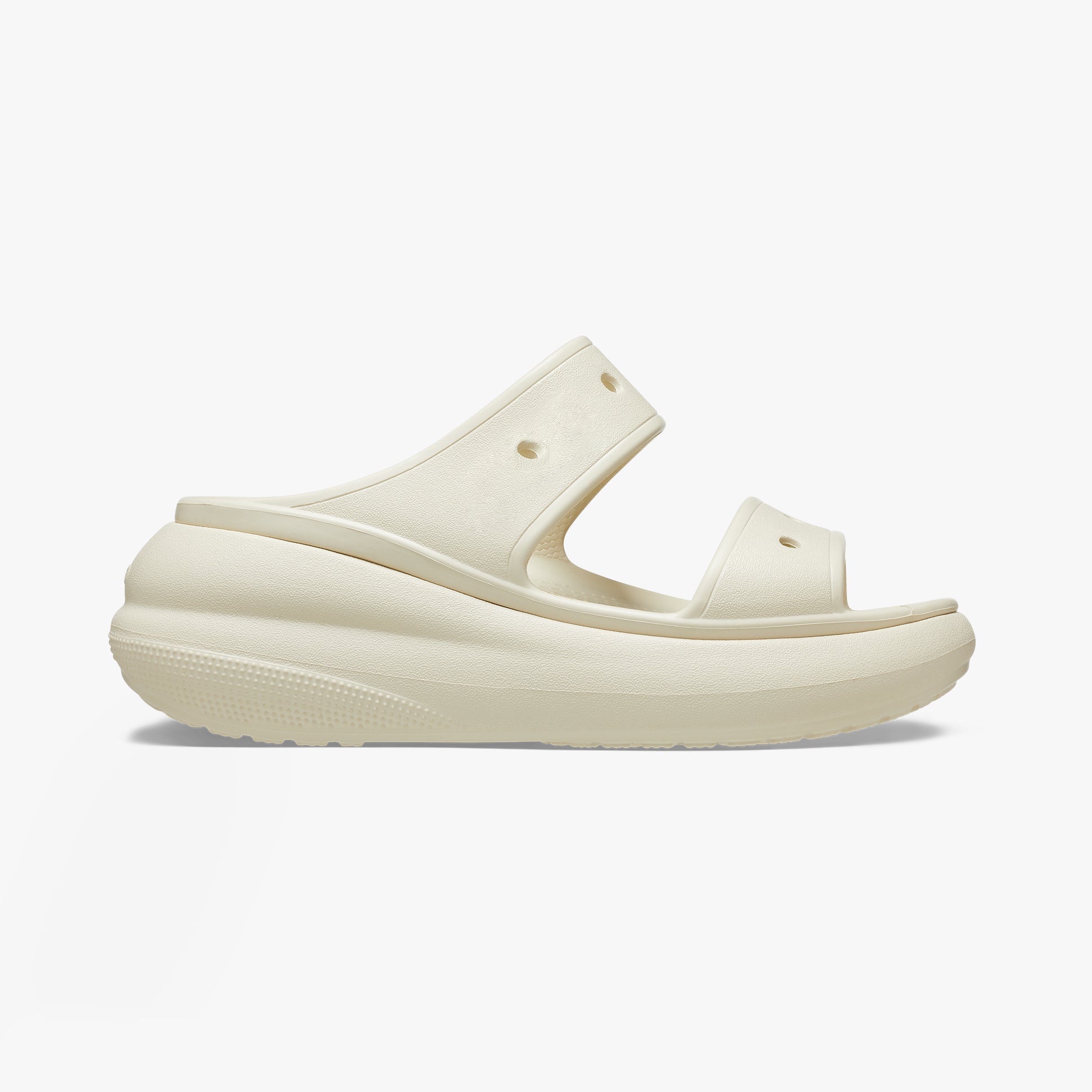 Crocs 207670-2Y2 CRUSH SANDAL Womens Platform Sliders Bone