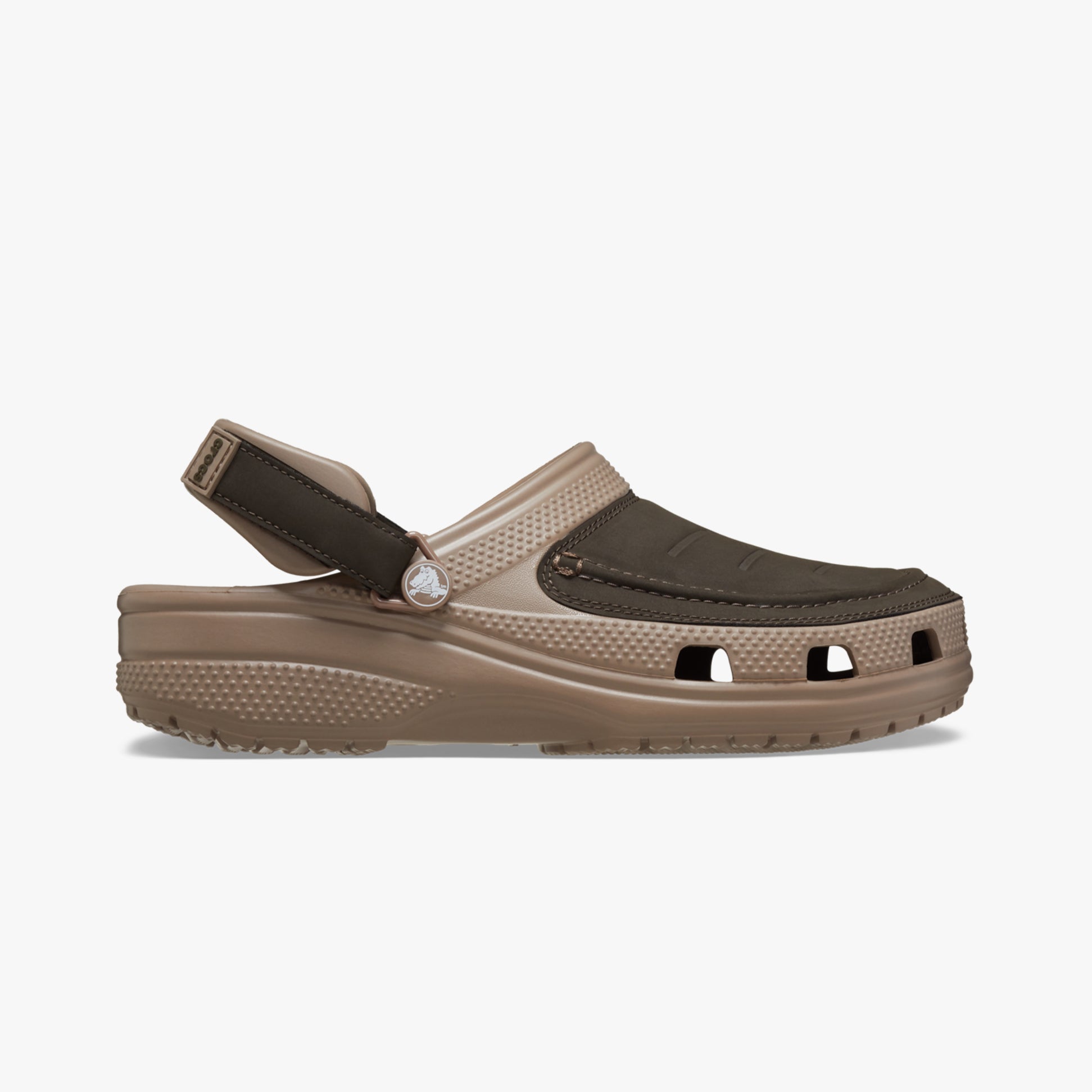 Crocs 207689-12H YUKON VISTA II LITERIDE Mens Clogs Mushroom/Chocolate