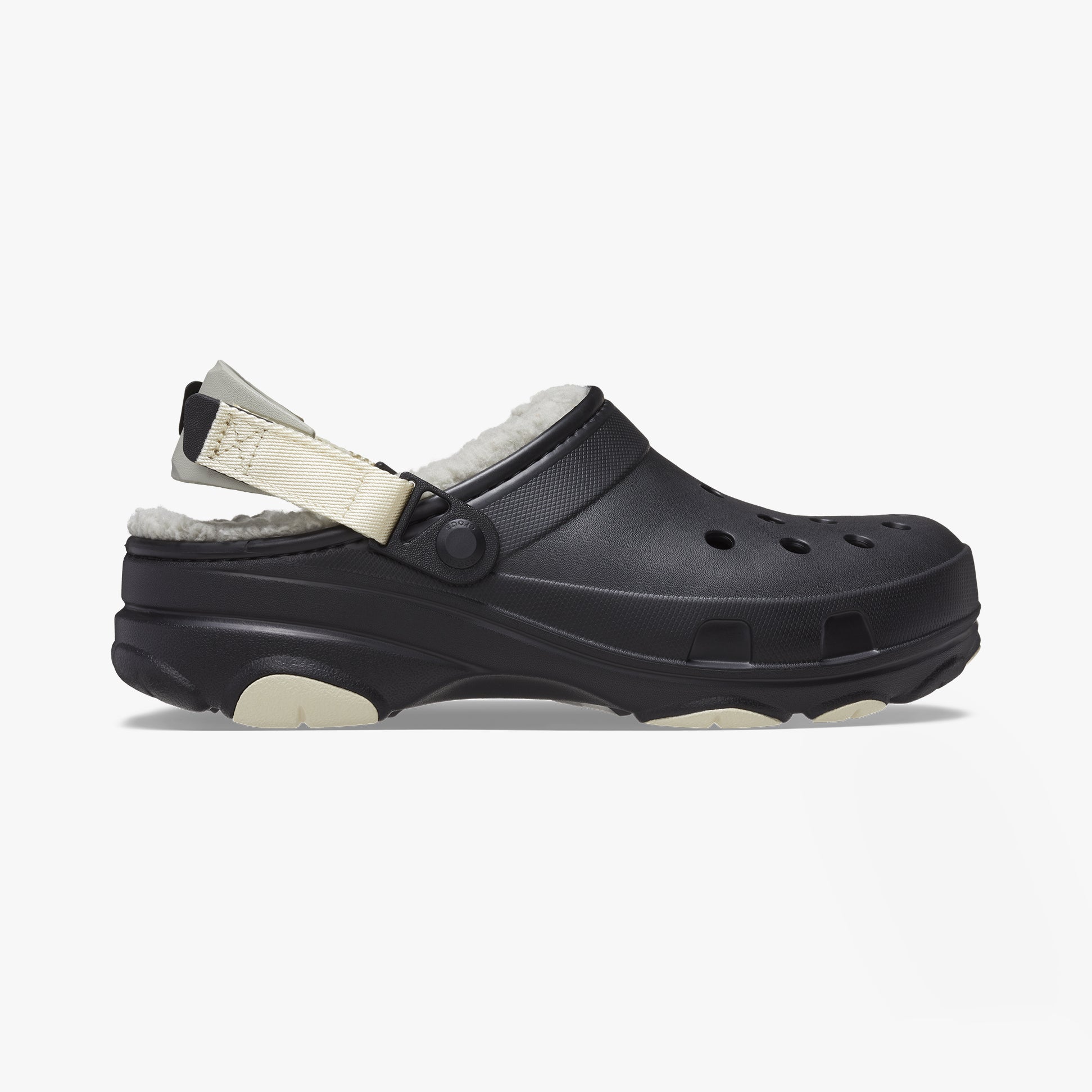 Crocs 207936-001 ALL TERRAIN LINED Unisex Clogs Black