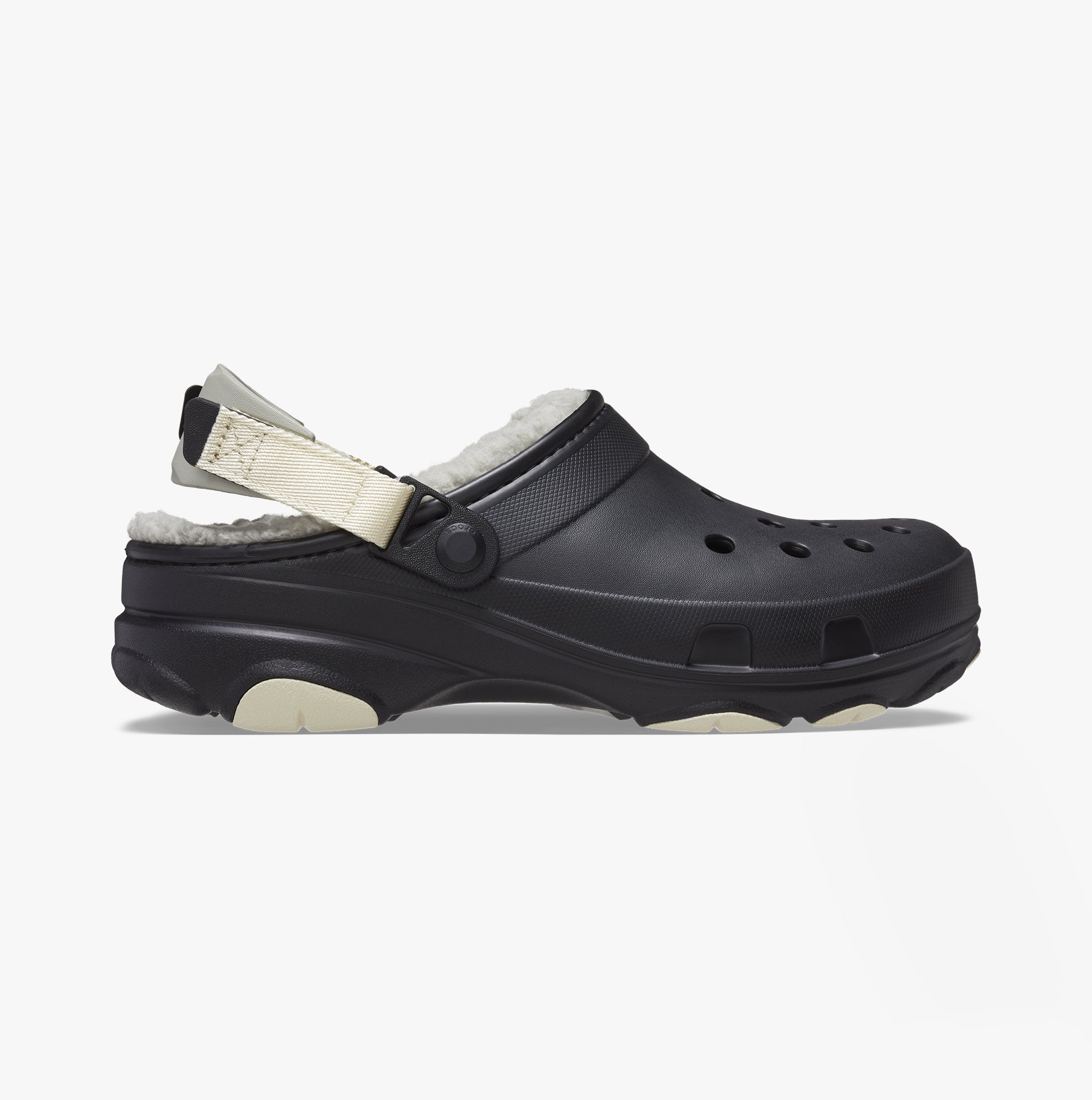 Crocs 207936-001 ALL TERRAIN LINED Unisex Clogs Black