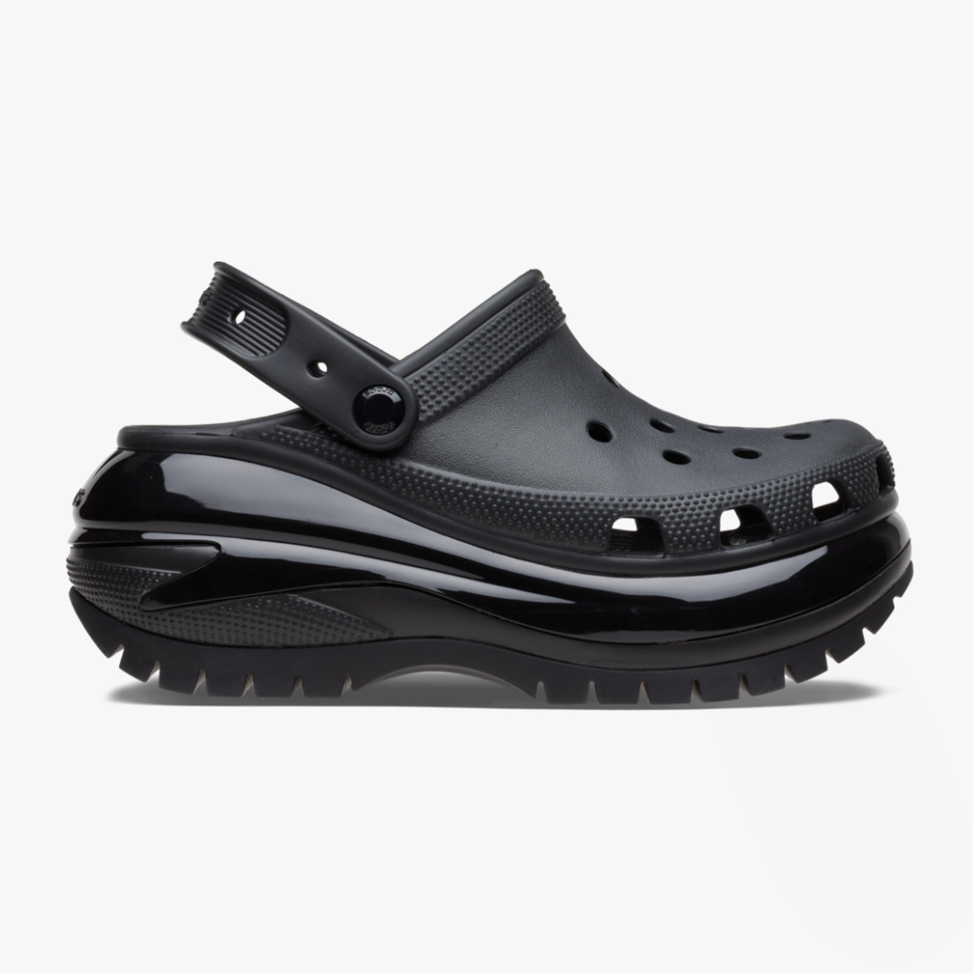 Crocs 207988-001 MEGA CRUSH Womens Clogs Black