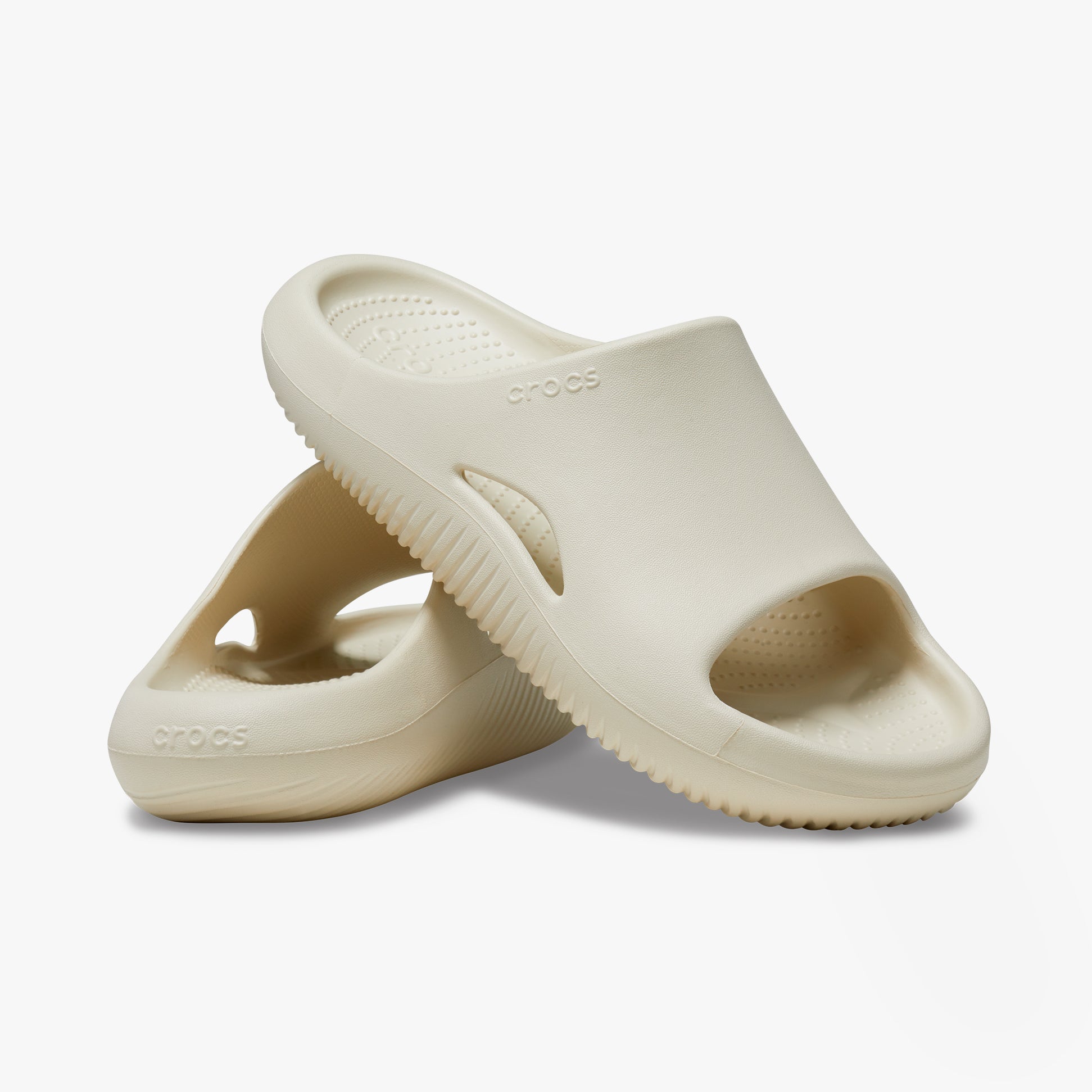Crocs 208392-2Y2 MELLOW RECOVERY Unisex Sliders Bone