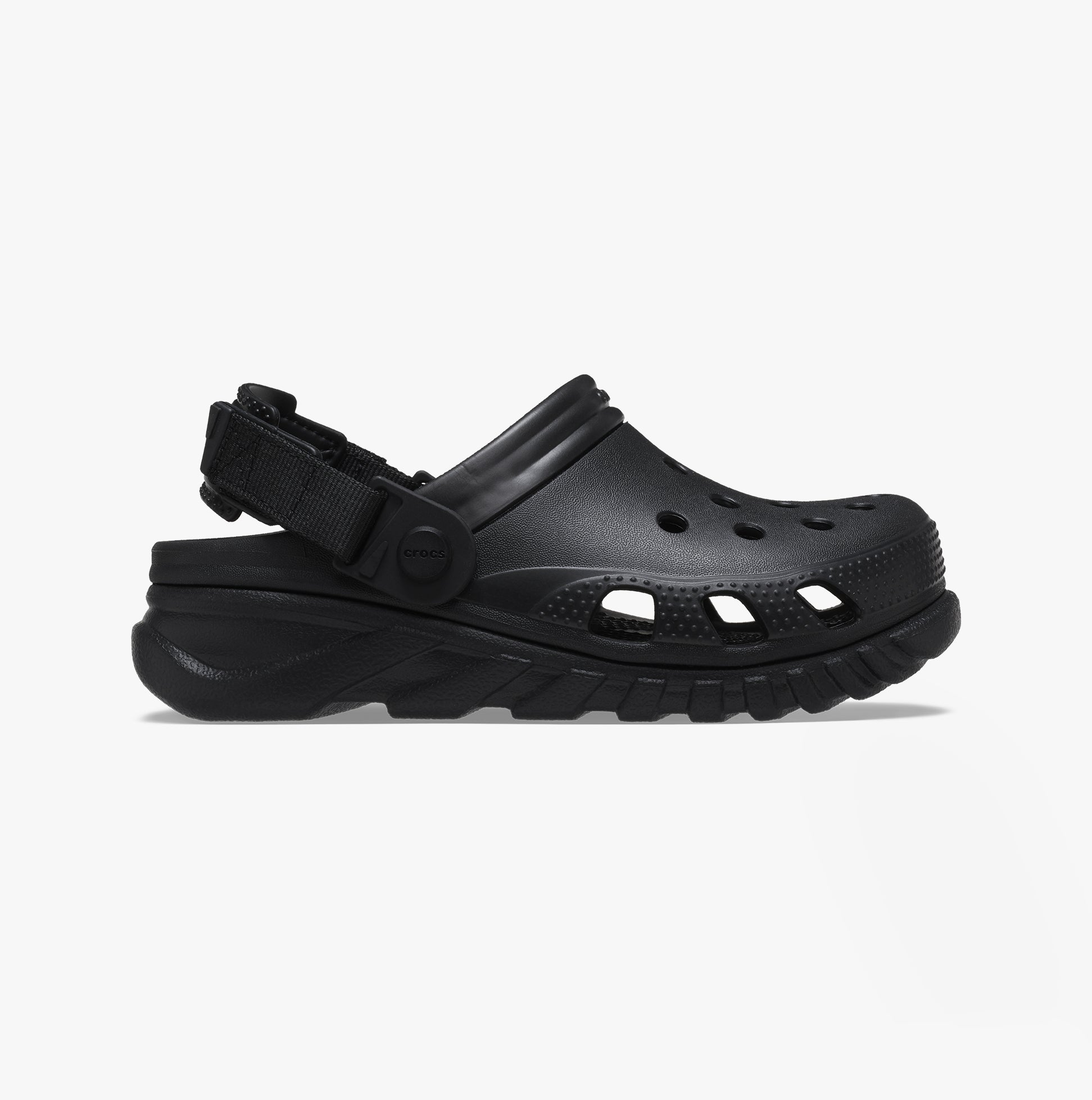 Crocs 208776-001 DUET MAX II Unisex Clogs Black