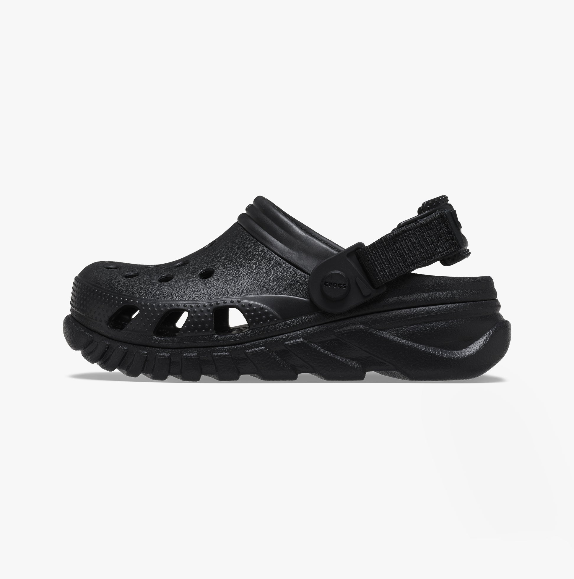 Crocs 208776-001 DUET MAX II Unisex Clogs Black