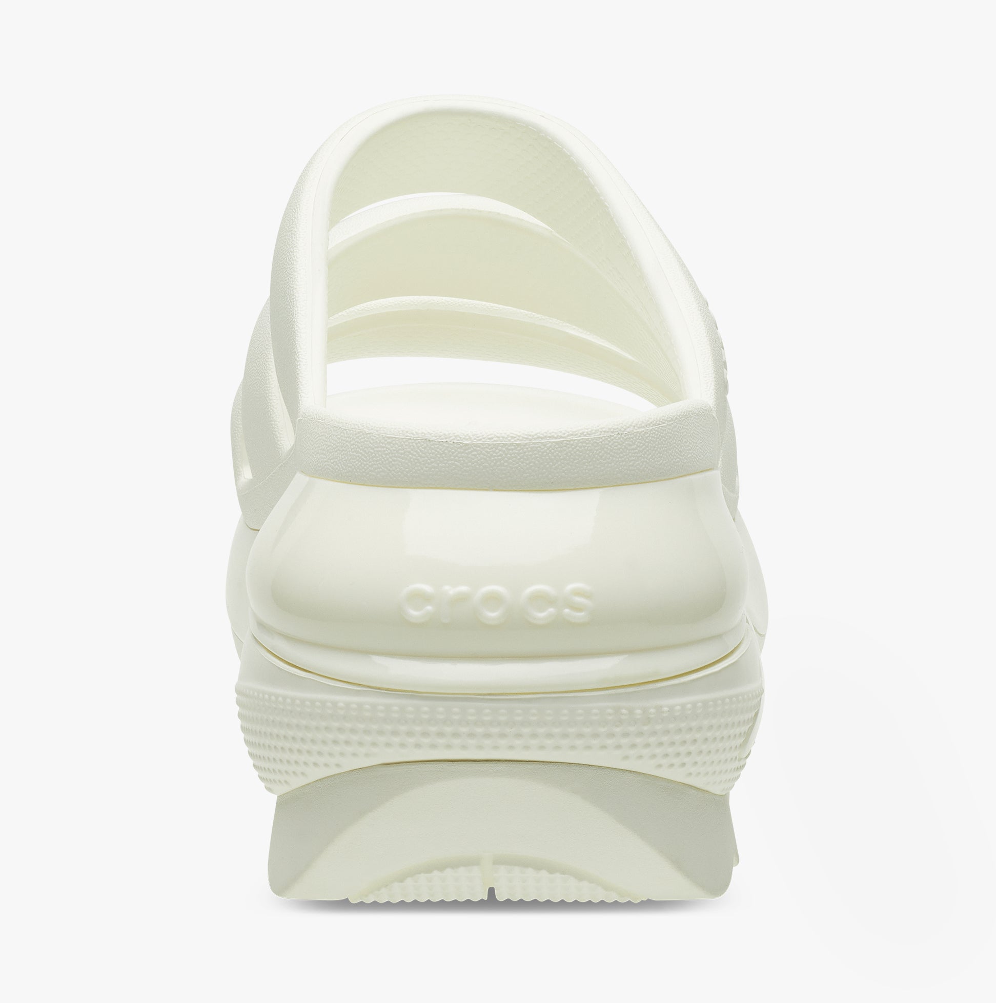 Crocs 209842-0WV MEGA CRUSH TRIPLE STRAP Womens Sliders Chalk