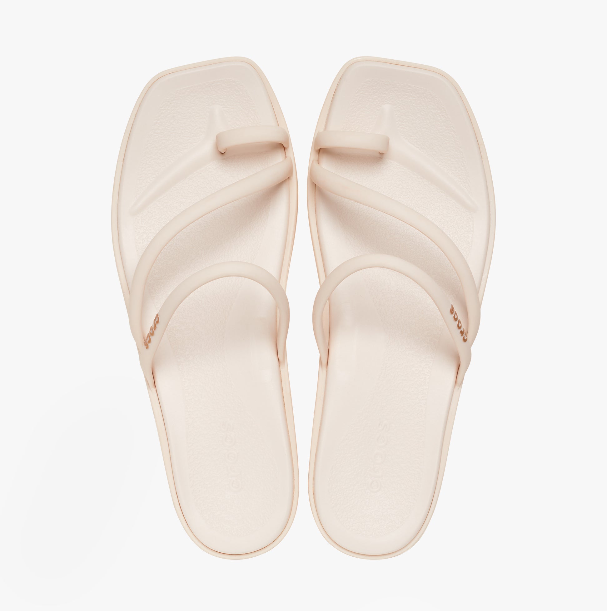 Crocs MIAMI TOE LOOP Womens Sandals Natural