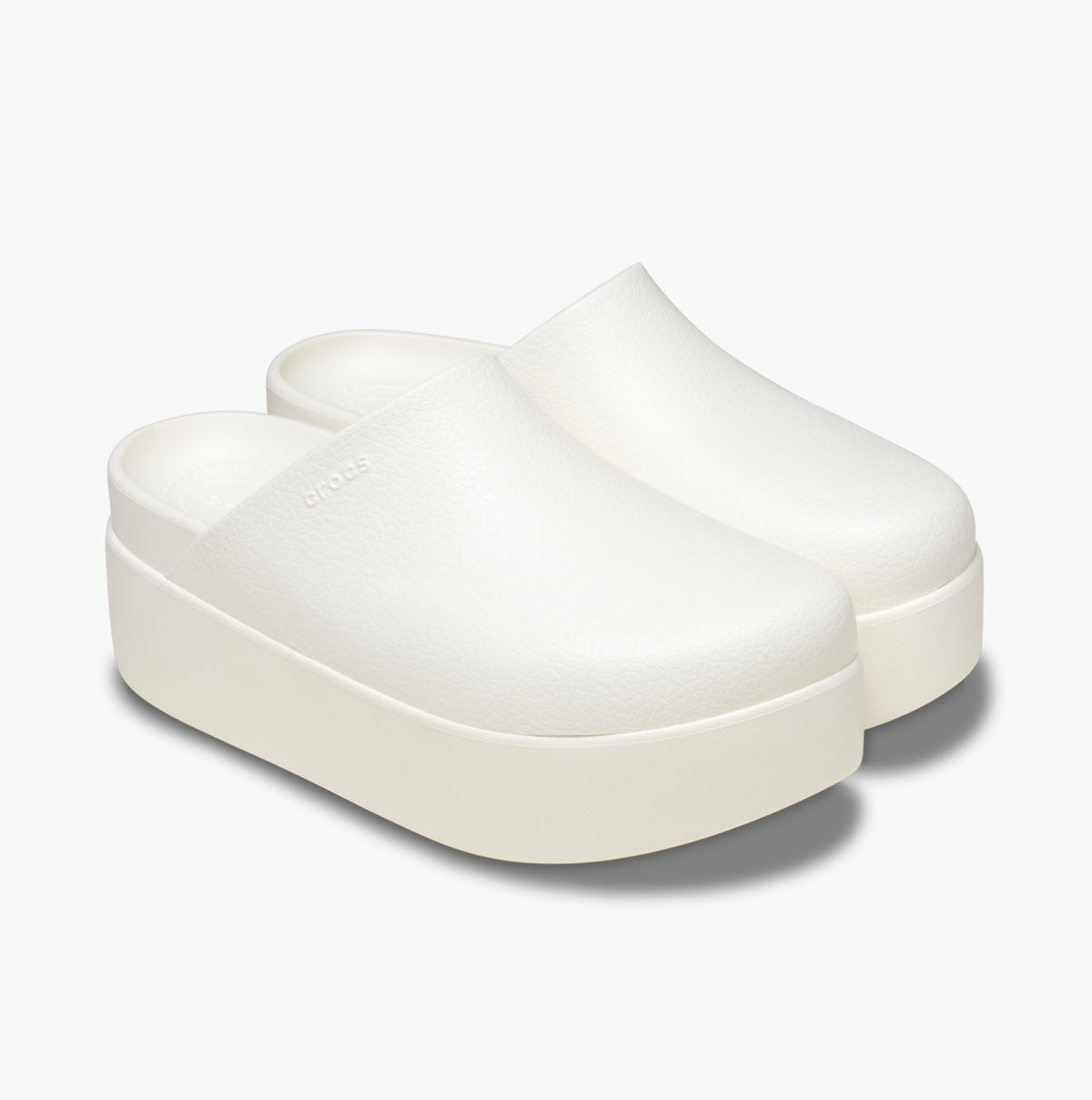 Crocs 209869-0WV DYLAN PLATFORM Womens Clogs Chalk