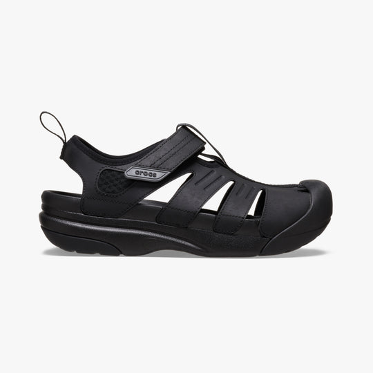 Crocs 209875-001 YUKON FISHERMAN Mens Closed Toe Black