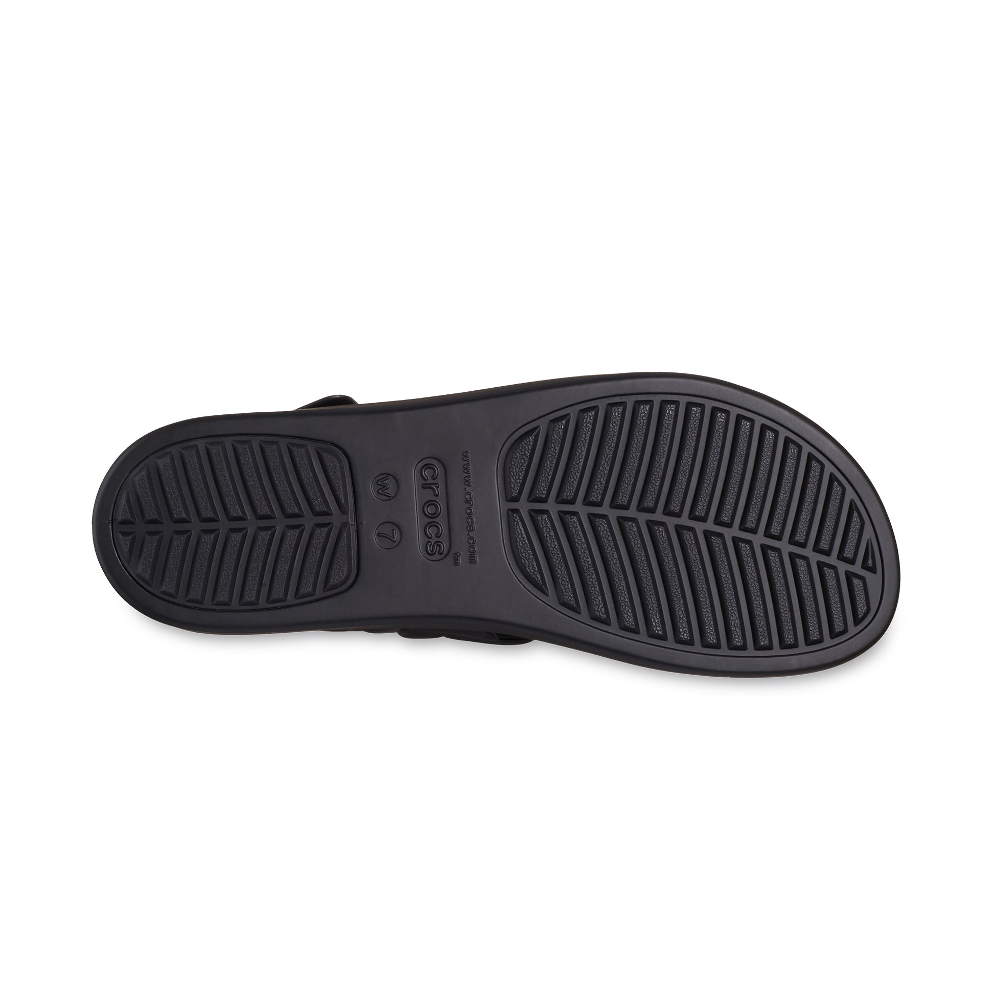 Crocs 209977-060 BROOKLYN WOVEN UPPER LOW Womens Sandals Black