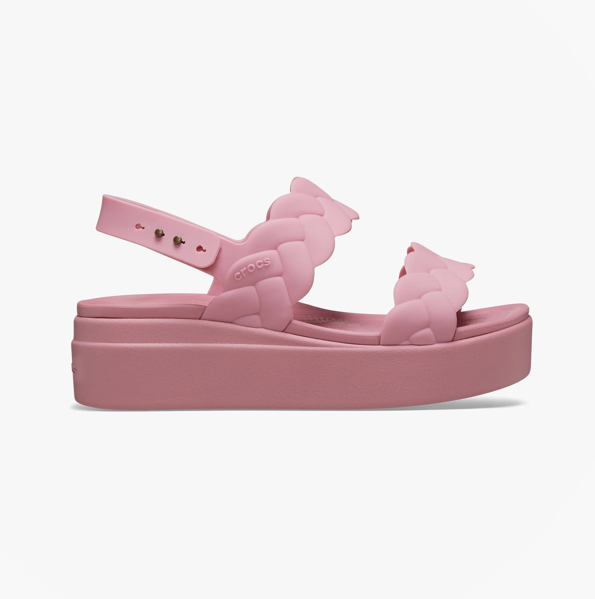 Crocs 209977-6XX BROOKLYN WOVEN Womens Sandals Rosette