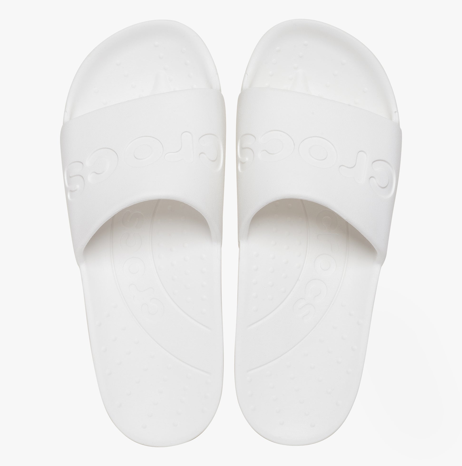 Crocs Unisex Slides White