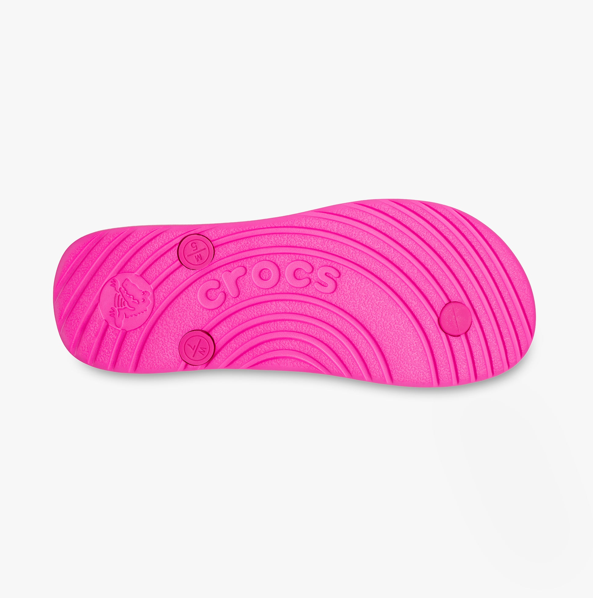 Crocs 210089-6TW Womens Flip Flops Pink Crush