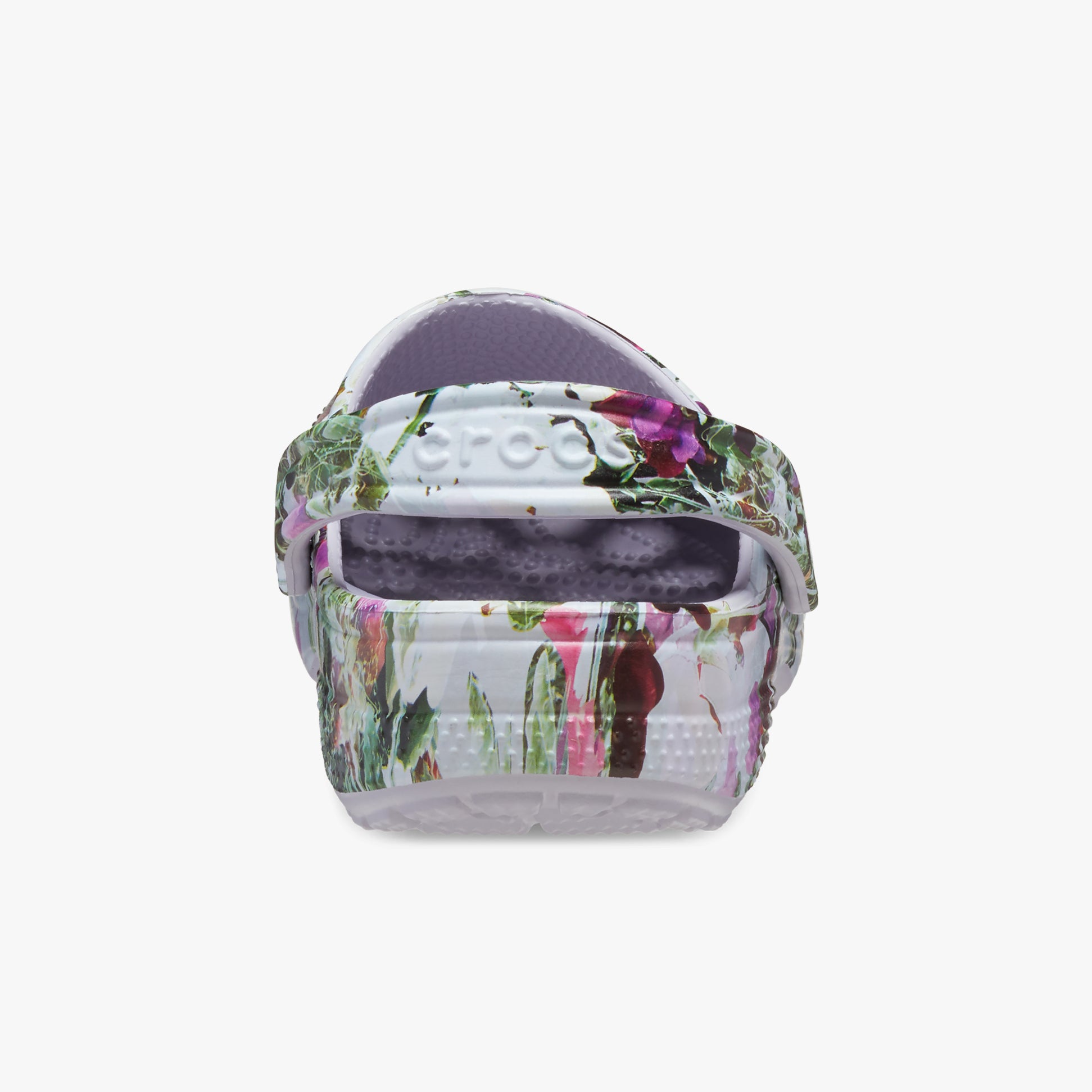 Crocs 210398-5PS CLASSIC PHOTOREAL FLORAL Womens Clogs Mauve Mist