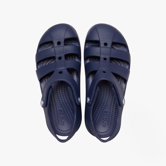 Crocs 210625-410 CLASSIC FISHERMAN Unisex Kids Sandals Navy