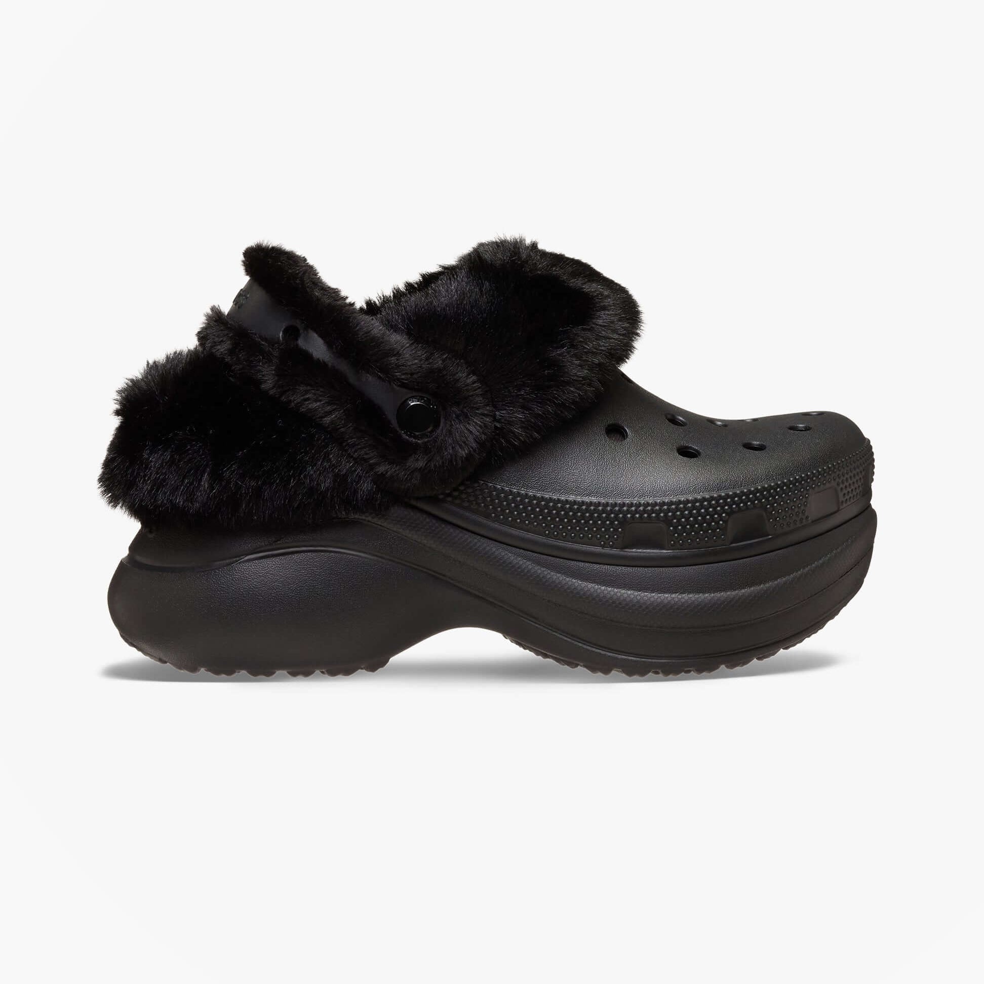 Crocs BAE LINED Womens Clogs Black