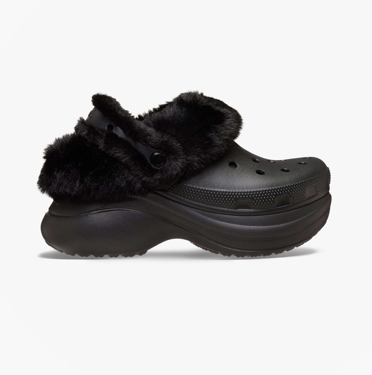 Crocs BAE LINED Womens Clogs Black
