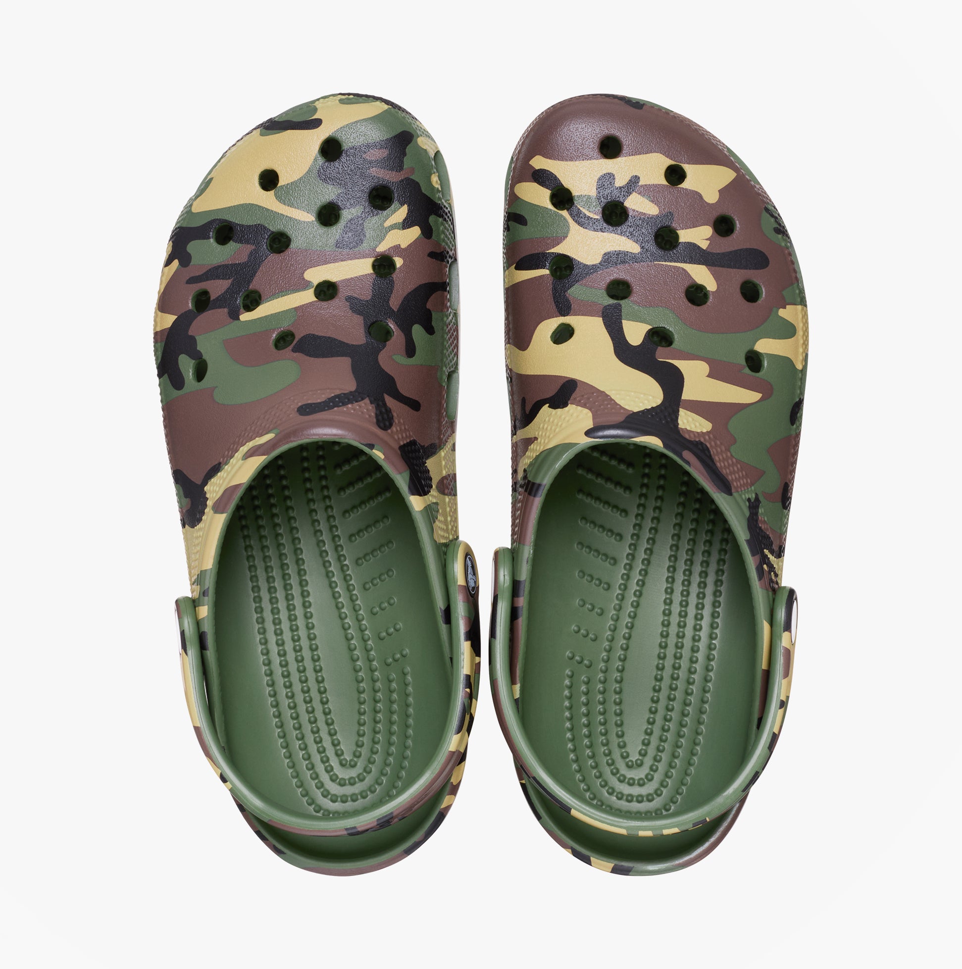 Crocs CLASSIC CAMOUFLAGE Unisex Adults Clogs Sandals Army Green/Multi