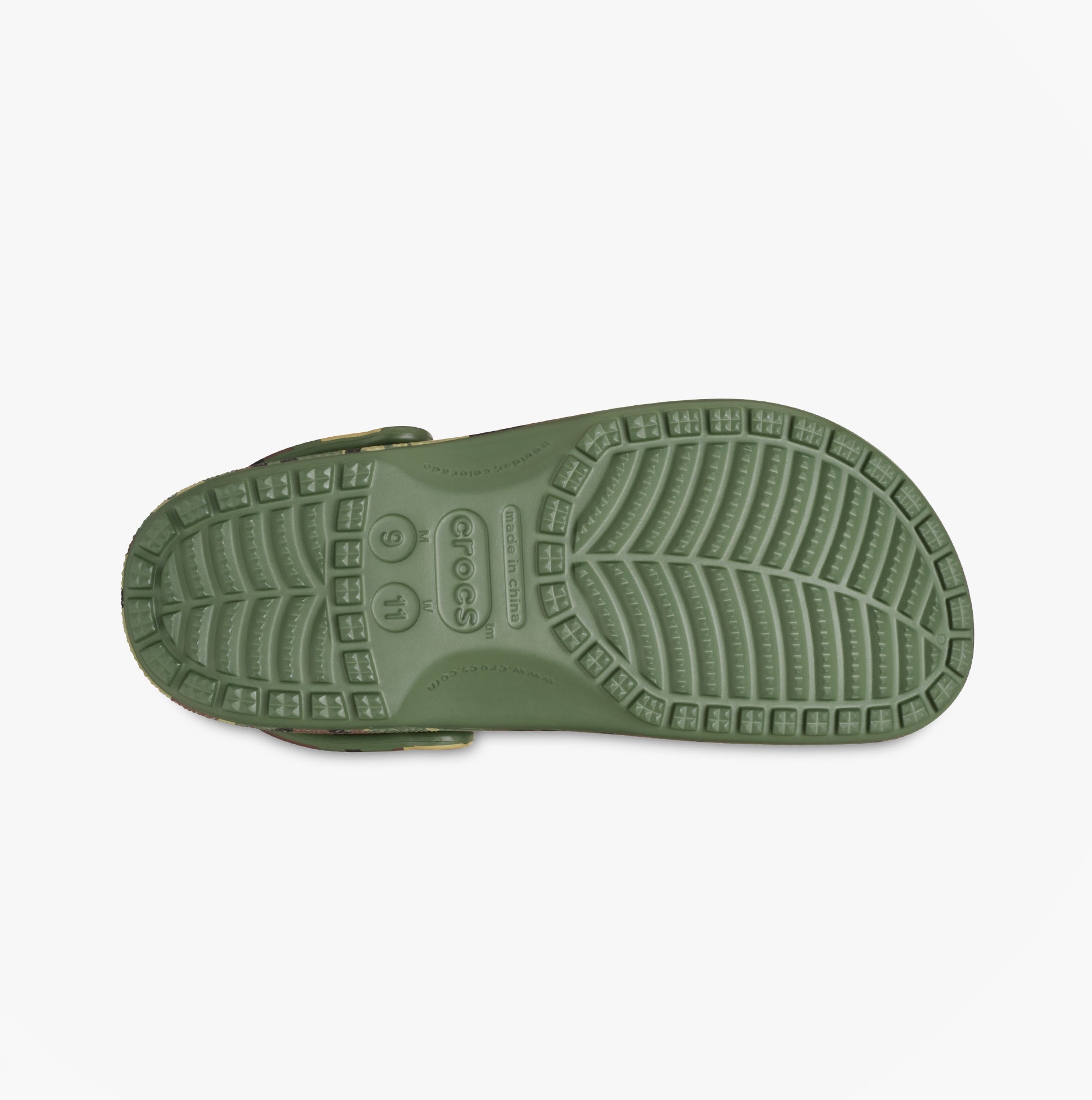Crocs CLASSIC CAMOUFLAGE Unisex Adults Clogs Sandals Army Green/Multi