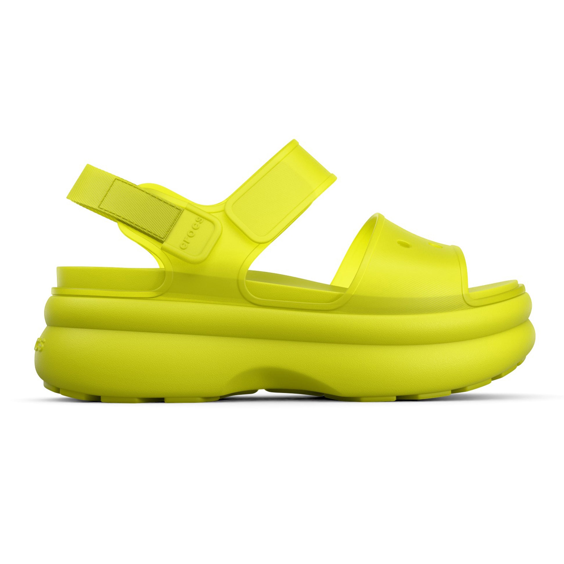 Crocs SOHO FROSTED Womens Platform  Sandals Citrus
