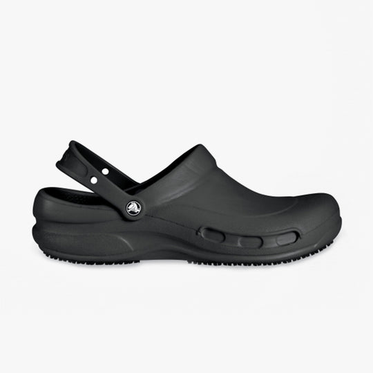 Crocs At Work 10075 Bistro Unisex Slip Resistant Work Clogs Black