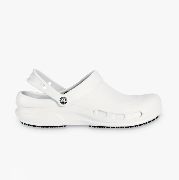 Crocs At Work BISTRO Unisex Slip-Resistant Work Clogs White | Shuperb