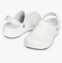 Crocs At Work BISTRO Unisex Slip-Resistant Work Clogs White side view with strap.