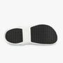 Crocs At Work BISTRO Unisex Slip-Resistant Work Clogs White bottom view showcasing durable slip-resistant sole.