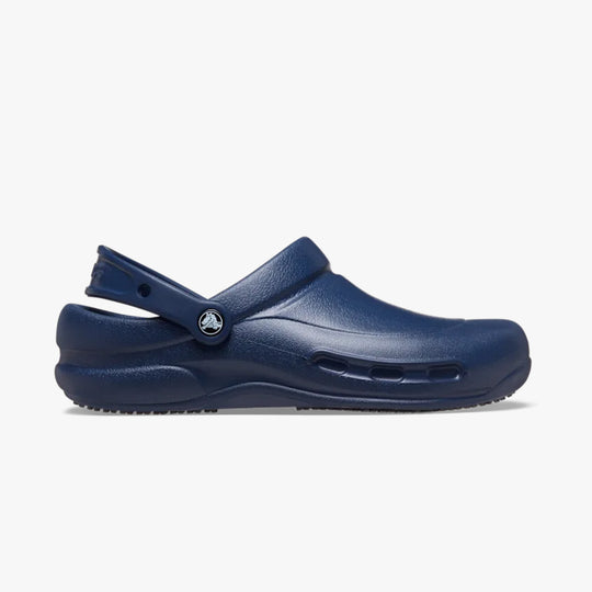 Crocs At Work 10075 Bistro Unisex Slip Resistant Work Clogs Navy