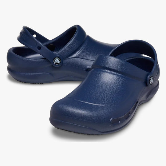 Crocs At Work 10075 Bistro Unisex Slip Resistant Work Clogs Navy