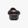 Crocs At Work BISTRO PRO LITERIDE Unisex Slip-Resistant Work Clogs Black back view with adjustable strap and lightweight design.
