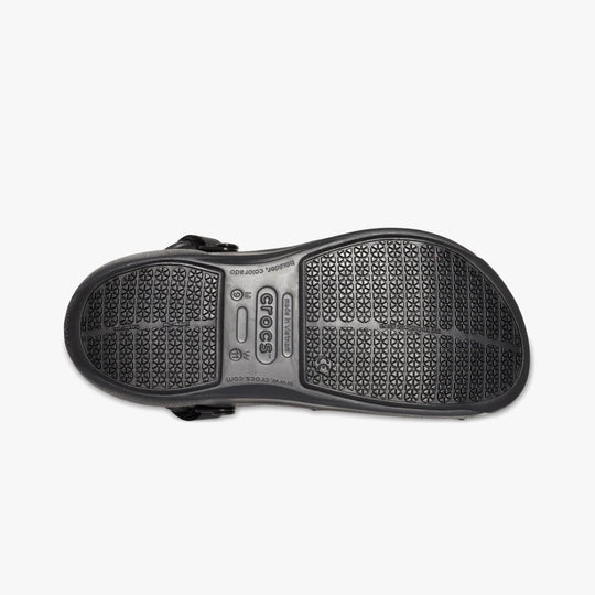 Crocs At Work 205669 Bistro Pro LiteRide Unisex Slip Resistant Work Clogs Black