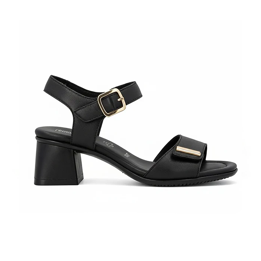 Remonte D1K54 Womens Ankle Strap Sandals Black