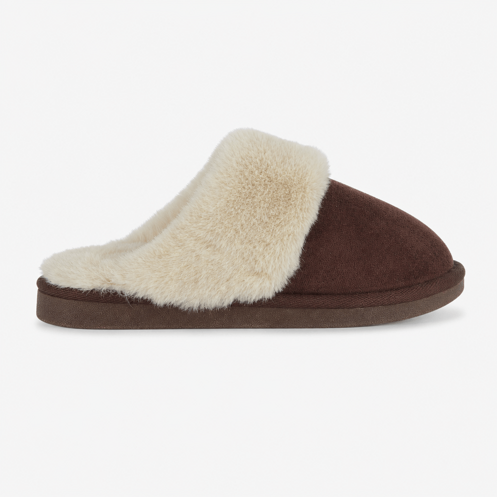 Jo & Joe CRATHIE Womens Mule Slippers Dark Brown