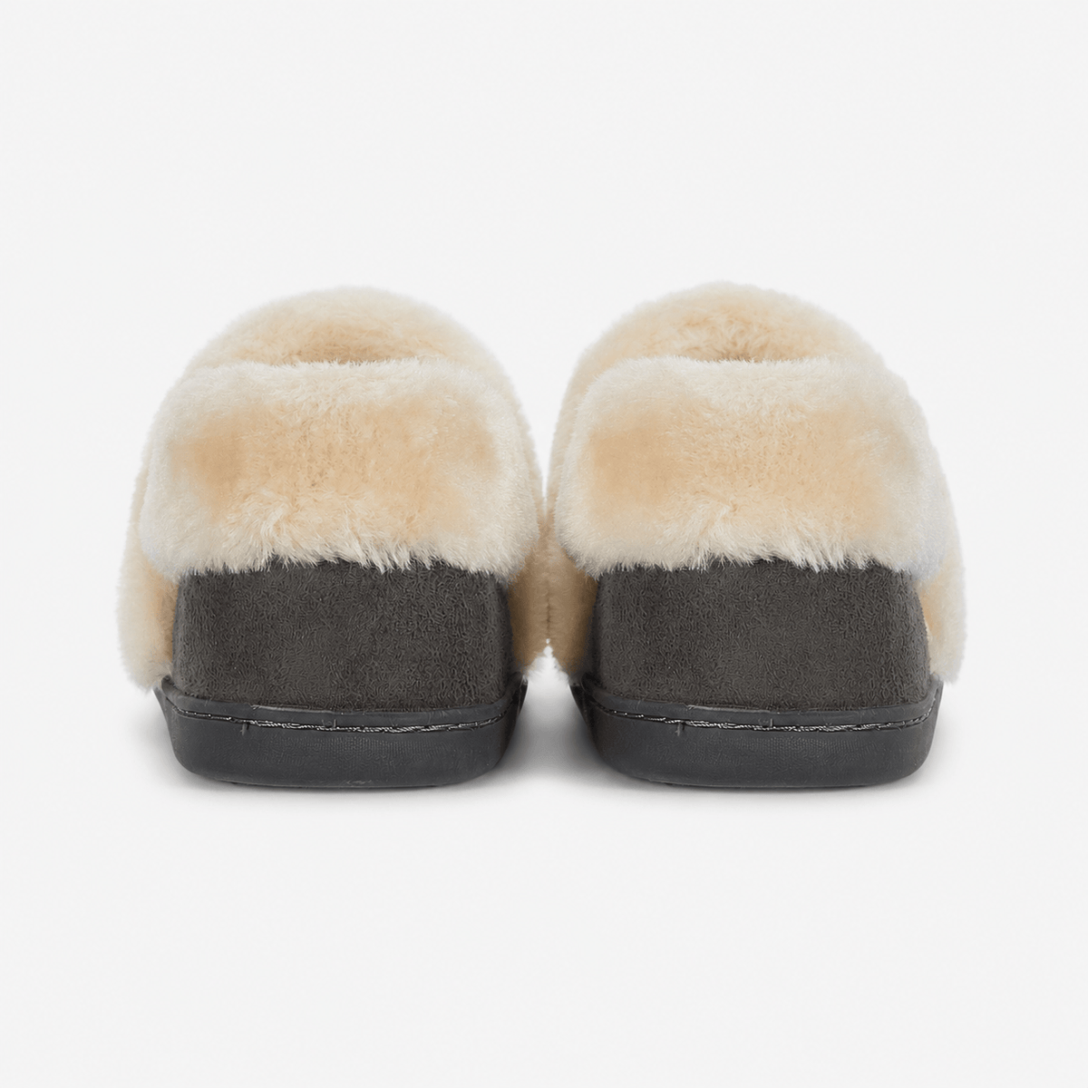Jo & Joe EDALE Womens Full Slippers Dark Grey