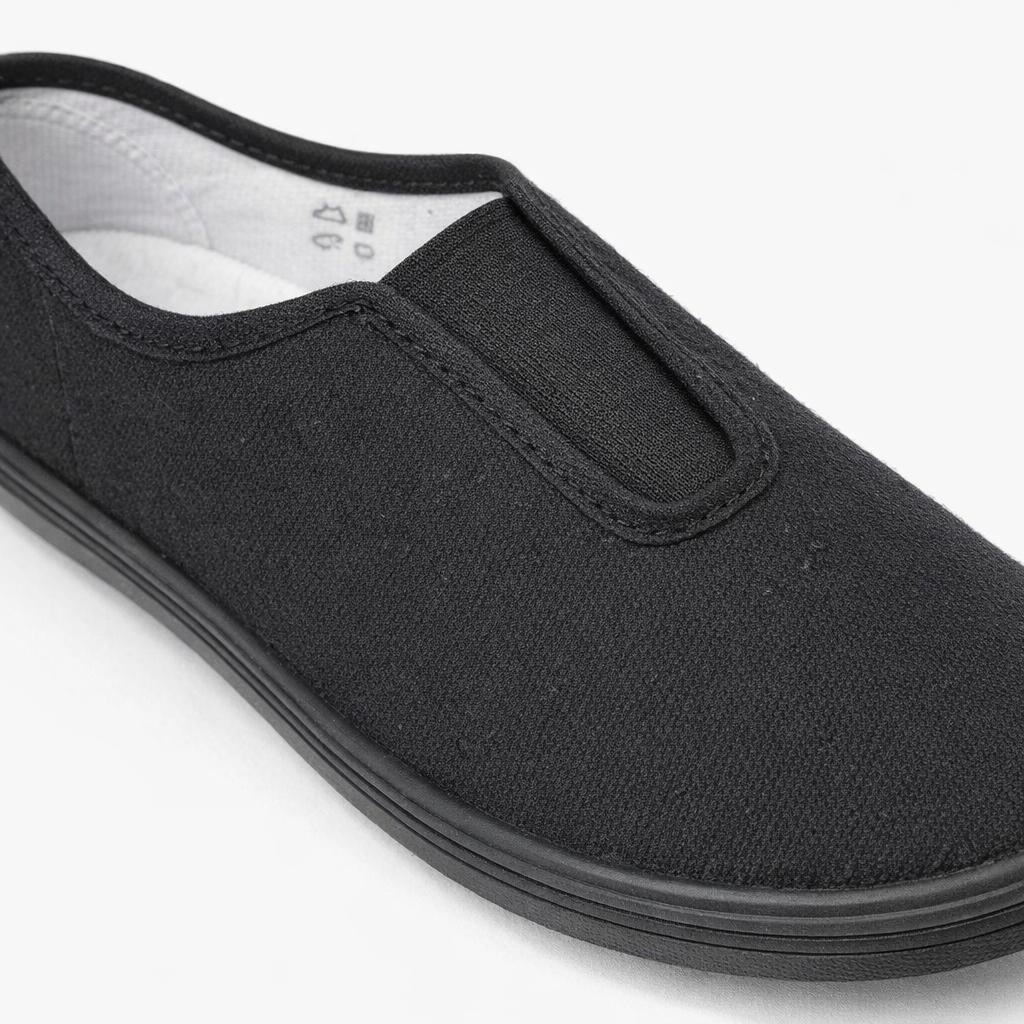 DEK MORGAN Unisex Kids Canvas Shoes Black