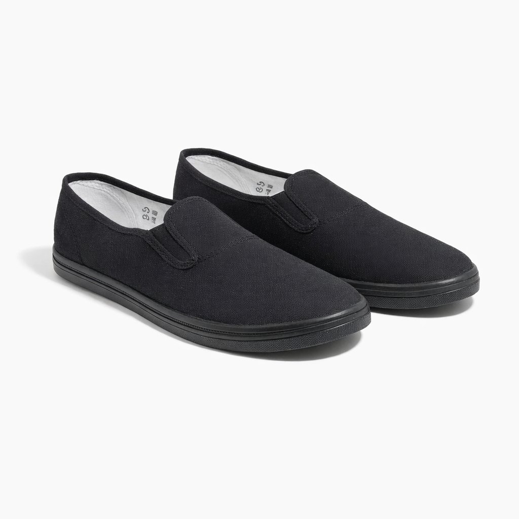 DEK ROWAN Mens Canvas Shoes Black