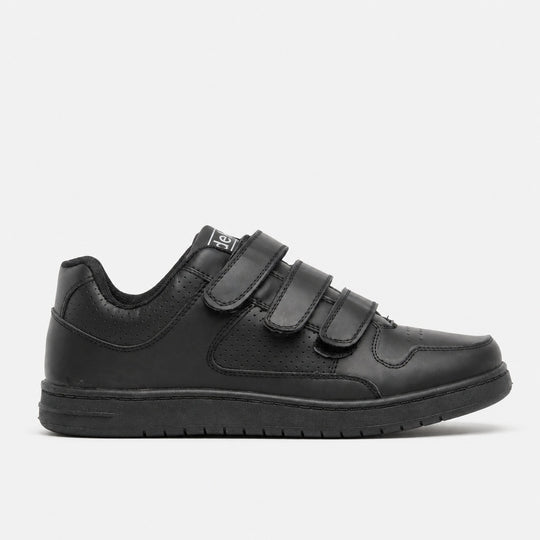 DEK CHARING CROSS Mens Triple Velcro Trainers Black