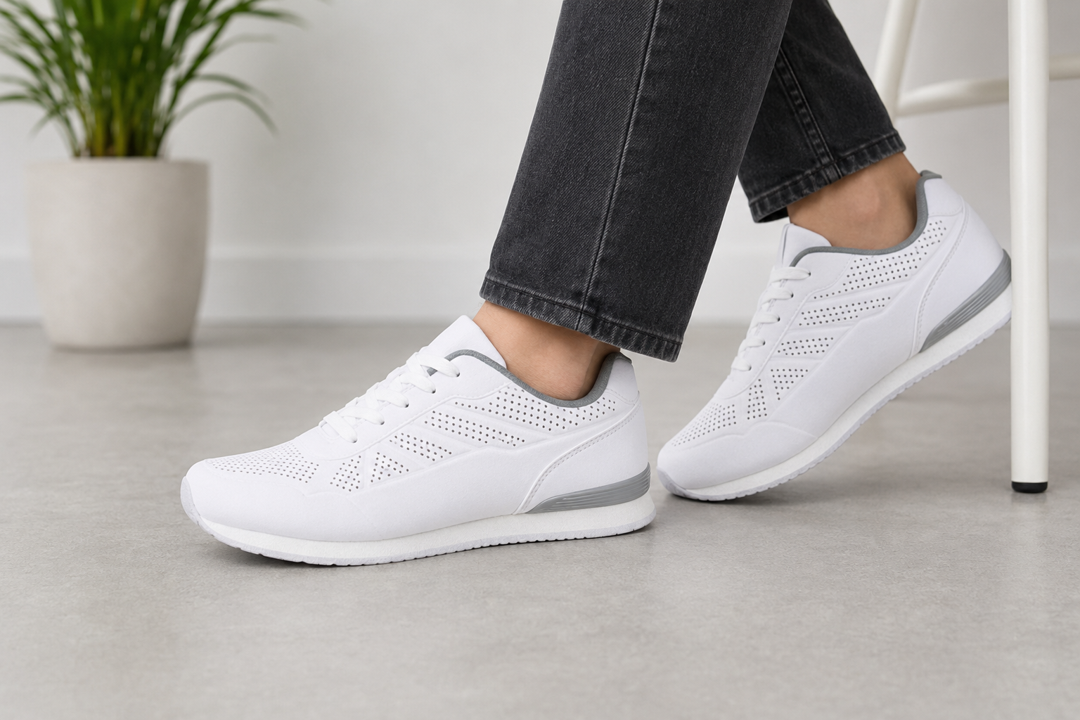 DEK PENALTY Mens Bowling Shoes White
