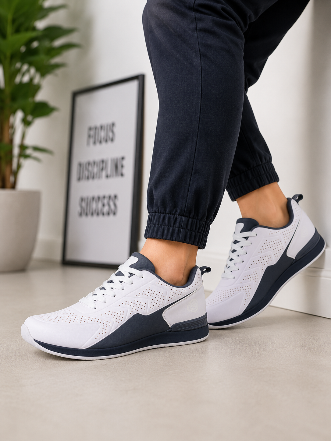 DEK PLANT Mens Shoes White/Navy