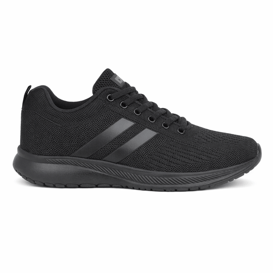 DEK PLANET Mens Casual Trainers Black