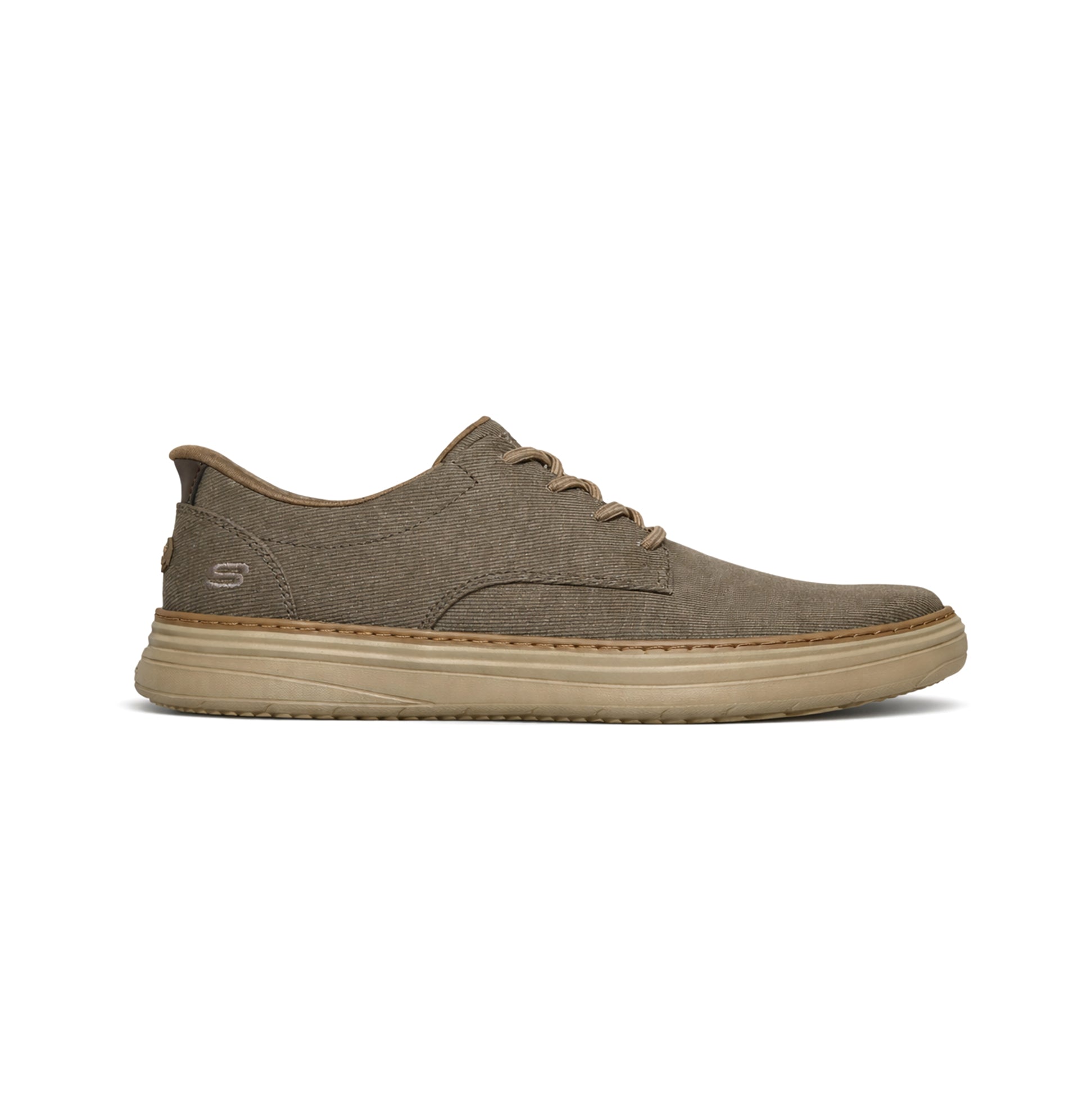 Skechers HYLAND - JUSTINO Mens Casual Trainers Dark Taupe