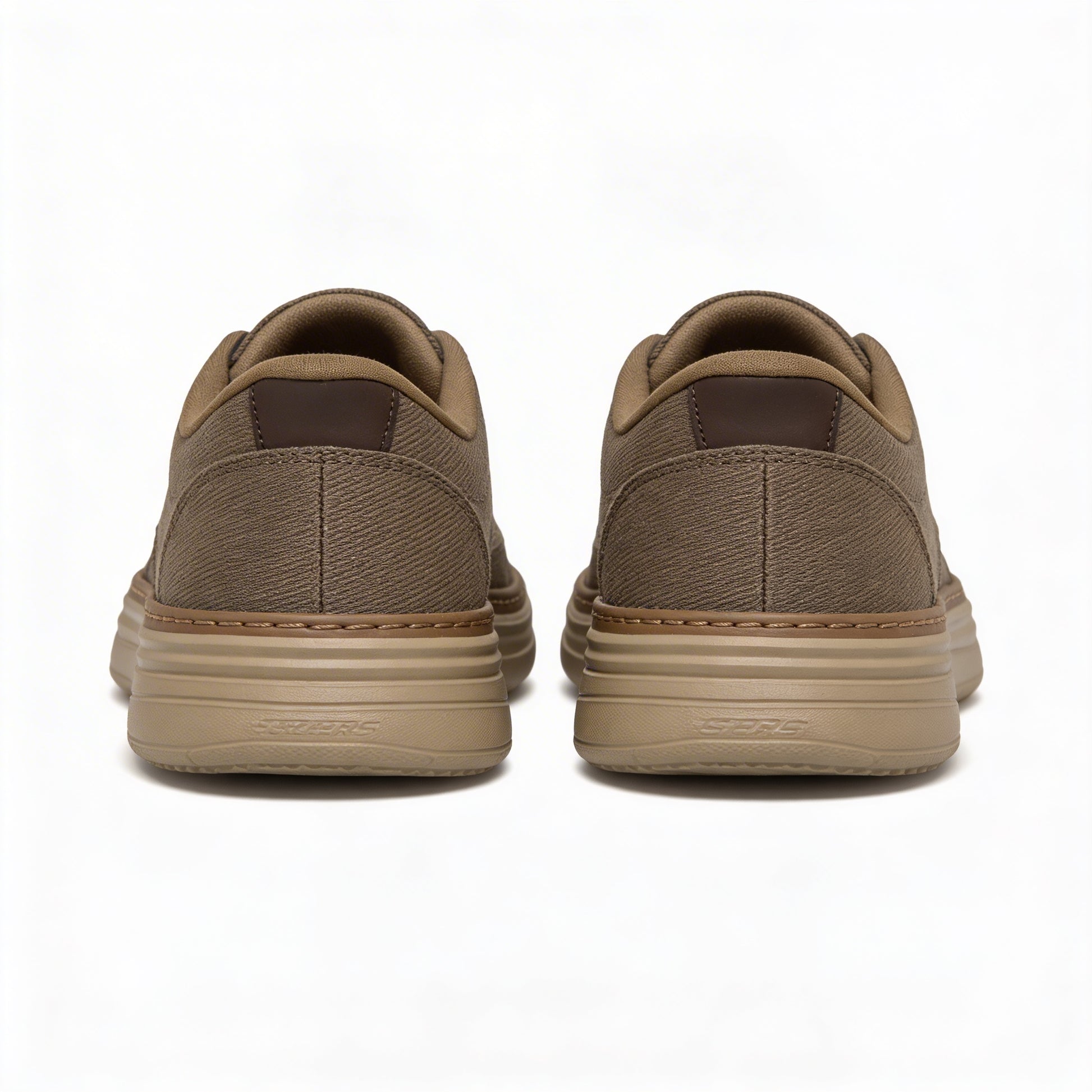 Skechers HYLAND - JUSTINO Mens Casual Trainers Dark Taupe