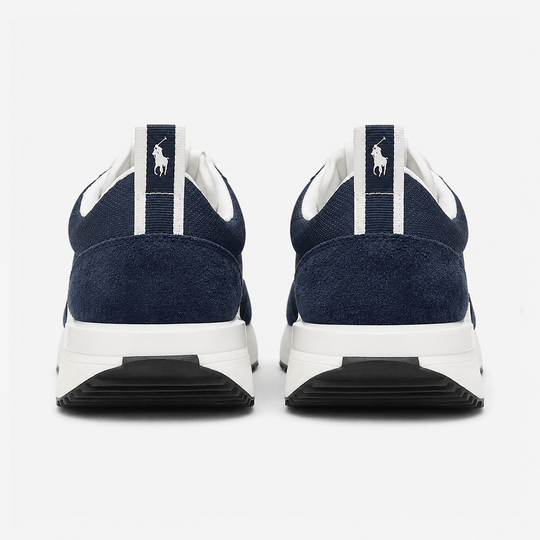 Polo Ralph Lauren TRAIN 89 RIB Mens Casual Trainers Navy/Deckwash White