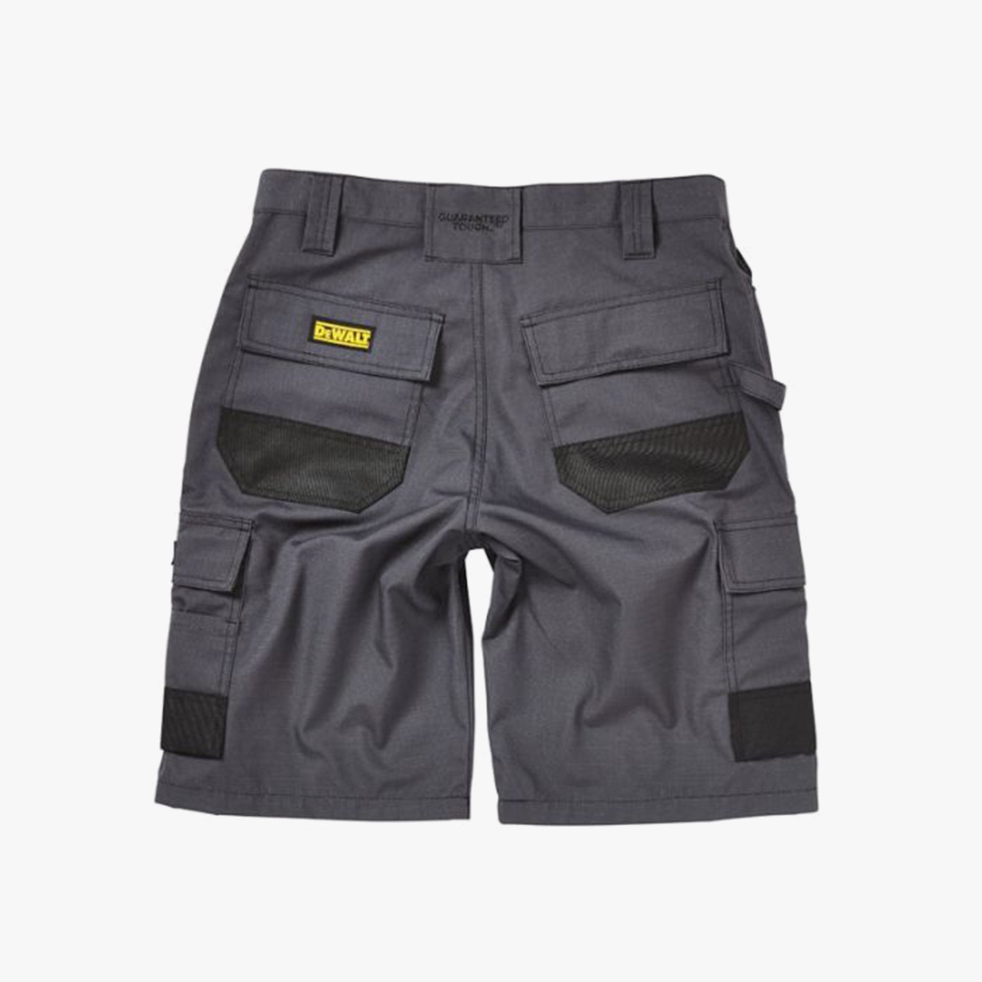 Dewalt CHEVERLEY Mens Shorts Grey back view showing reinforced pockets and lightweight design.