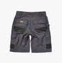 Dewalt CHEVERLEY Mens Shorts Grey back view showing reinforced pockets and lightweight design.