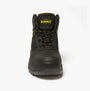 Dewalt DOUGLAS Mens Boots Black front view showcasing lace-up design and safety features.