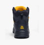 Dewalt DOUGLAS Mens Boots Black back view featuring leather upper and rubber sole.